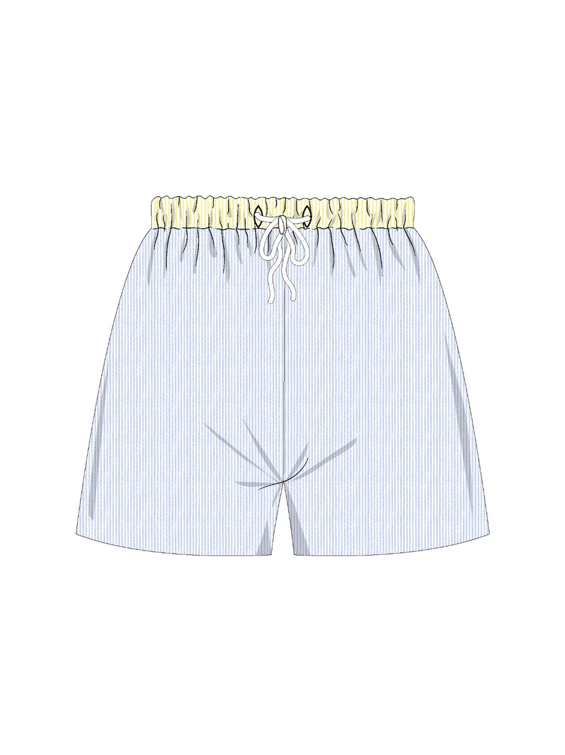 Boys Light Blue Swim Shorts from the Seersucker Swimwear Collection