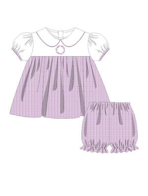 Girls Bloomer Set from the Purple Collection