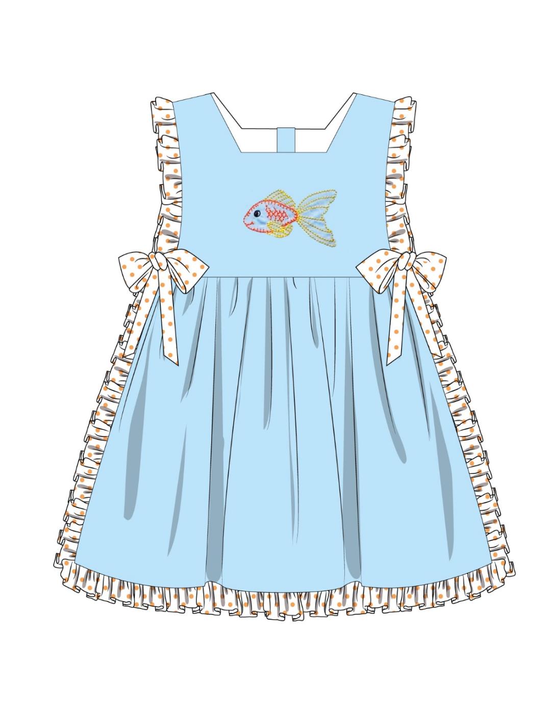 Girls Dress from the Goldfish Collection