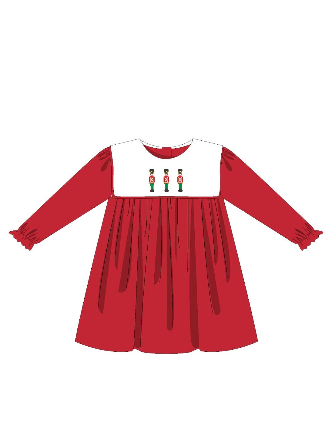 Girl Bib Dress from The Happy Nutcracker Collection