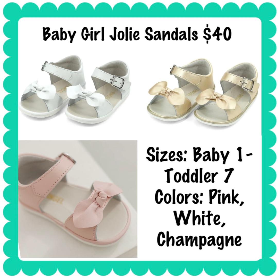 Baby Girl Sandals - Jolie Bow Style