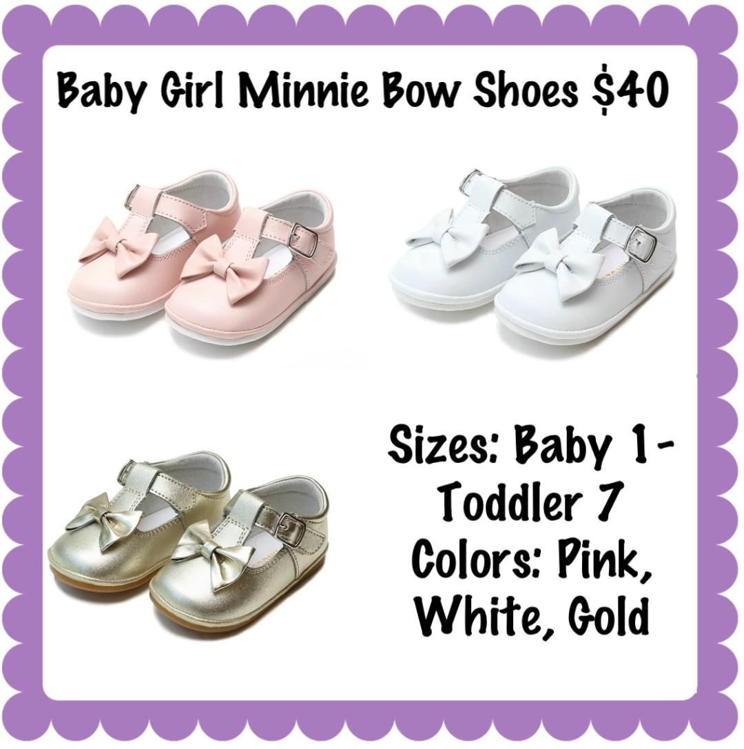 Baby Girl Shoes - Style Minnie Bow