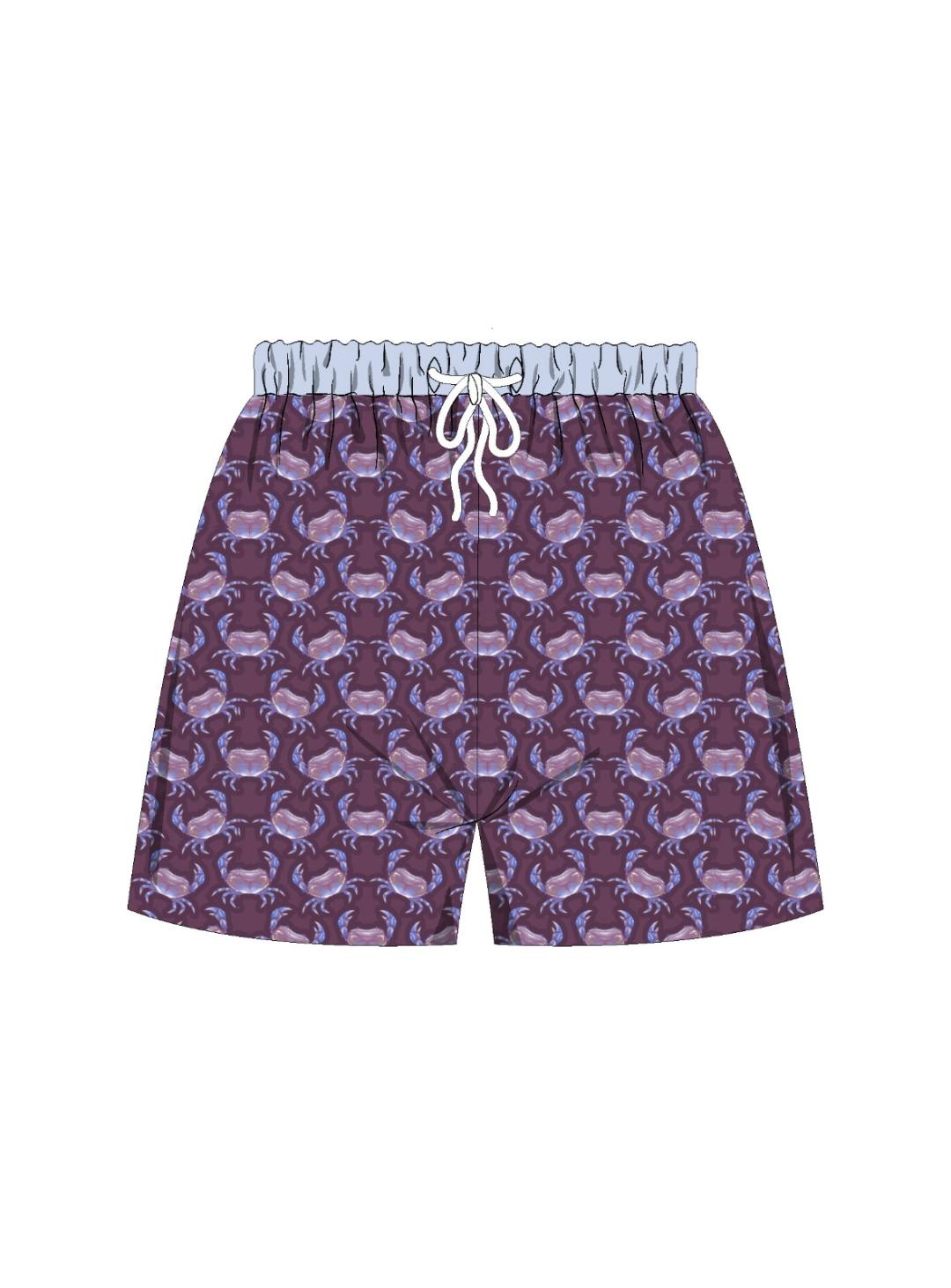 Boy Swim Shorts from the Crab Swimwear Collection