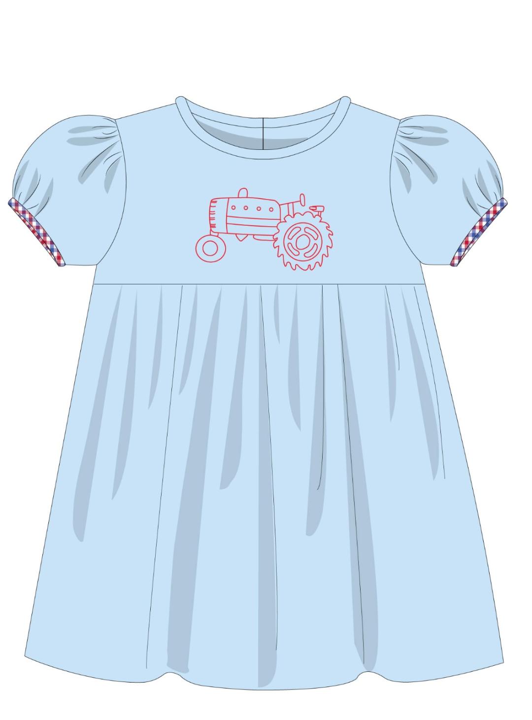 Girls Dress from the Tractor Collection