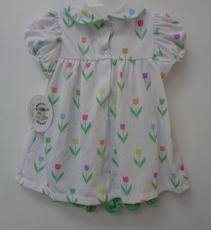 Girl Bloomer Set from The Tulips and Gingham Collection