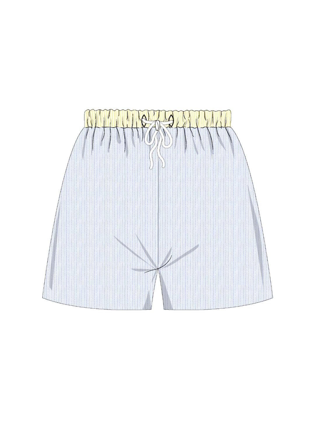 Boys Mint Green Swim Shorts from the Seersucker Swimwear Collection