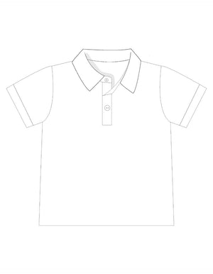 White Short Sleeve Polo Shirt from The Polo Collection