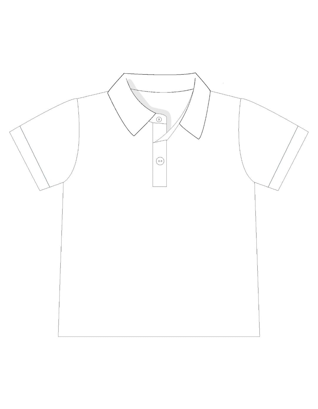 White Short Sleeve Polo Shirt from The Polo Collection