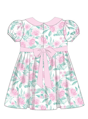 Girl Short Sleeve Dress from The Nana Floral Collection