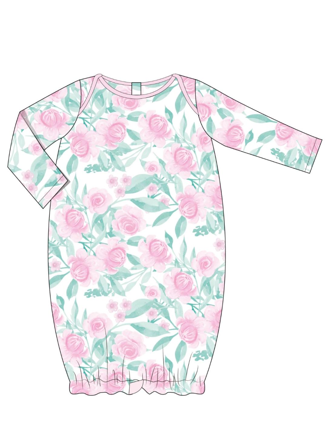 Baby Gown from The Nana Floral Collection